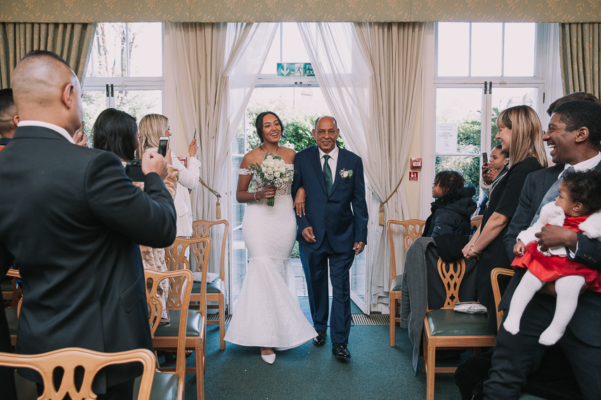 Enfield registry office wedding photographer